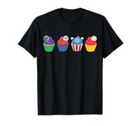 Marvel Super Heroes Avengers Cupcakes Birthday Party Gift T-Shirt