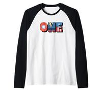 Marvel Super Heroes Avengers Numbers 1 First 1st Birthday Raglan Baseball Tee