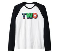 Marvel Super Heroes Avengers Numbers 2 Second 2nd Birthday Raglan Baseball Tee