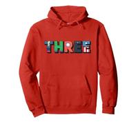 Marvel Super Heroes Avengers Numbers 3 Third 3rd Birthday Pullover Hoodie