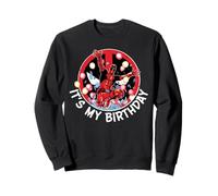 Marvel Super Heroes Deadpool "It's My Birthday" Party Crash Sweatshirt