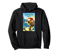 Marvel Super Heroes Fantastic Four Retro Vintage Comic Cover Pullover Hoodie