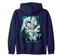 Marvel Super Heroes Ghost-Spider Gwen Stacy New York Trio Zip Hoodie