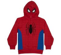 Marvel Super Heroes Hero Boy's Zip up Fashion Hoodie Sweatshirt for Kid's (Red, 4)