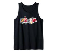 Marvel Super Heroes Spider-Man Logo Torn Paper Collage Tank Top