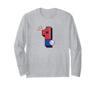 Marvel Super Heroes Spider-Man Numbers 1 First 1st Birthday Long Sleeve T-Shirt