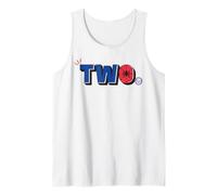 Marvel Super Heroes Spider-Man Numbers 2 Two 2nd Birthday Tank Top
