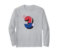 Marvel Super Heroes Spider-Man Numbers 3 Third 3rd Birthday Long Sleeve T-Shirt
