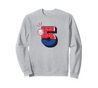 Marvel Super Heroes Spider-Man Numbers 5 Fifth 5th Birthday Sweatshirt