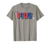 Marvel Super Heroes Spider-Man Numbers 5 Five 5th Birthday T-Shirt