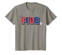 Marvel Super Heroes Spider-Man Numbers 5 Five 5th Birthday T-Shirt