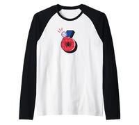 Marvel Super Heroes Spider-Man Numbers 6 Sixth 6th Birthday Raglan Baseball Tee