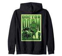 Marvel Super Villains Doctor Doom Gargoyle Vintage Comic Art Zip Hoodie