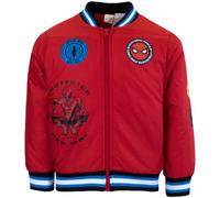 Marvel Superheroes Bomber Jacket for Boys, Avengers and Spider-Man Bomber Jacket (Spider-Man, Size 8)
