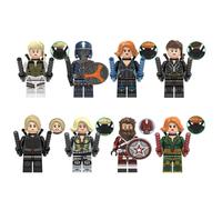 Marvel Superheroes Minifigures Toys Black Widow Fit Lego