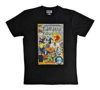 Fantastic Four T Shirt Marvel Black XL