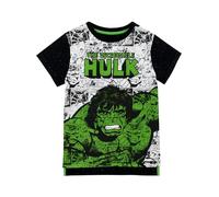 Marvel T Shirt | The Incredible Hulk Boys' T-Shirts | Short Sleeve Boys Tshirt | Kids T-Shirts | Ages 2 to 12 Years
