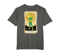 Marvel Tarot Arcana Loki as The Devil Card T-Shirt, Men's Big and Tall, Asphalt Grey, 5X Tall