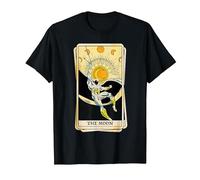 Marvel Tarot Arcana Moon Knight as The Moon Card T-Shirt, Men, Black, 6X-Large