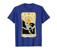 Marvel Tarot Arcana Moon Knight as The Moon Card T-Shirt, Men, Royal Blue, 3X-Large