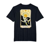 Marvel Tarot Arcana Moon Knight as The Moon Card T-Shirt, Men's Big and Tall, Black, 5X Tall