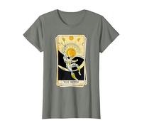 Marvel Tarot Arcana Moon Knight as The Moon Card T-Shirt, Women, Olive Heather, X-Large