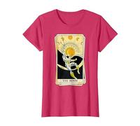 Marvel Tarot Arcana Moon Knight as The Moon Card T-Shirt, Women, Red Heather, XX-Large