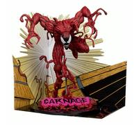 McFarlane Marvel Carnage 1:10th Scale Collectible with Scene (The Amazing Spider-Man #362) Toys
