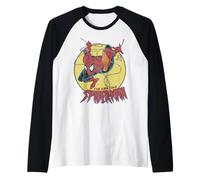 Marvel The Amazing Spider-Man Vintage Jump Logo Raglan Baseball Tee