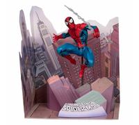 McFarlane Marvel Spider-Man 1:10th Scale Collectible with Scene (The Amazing Spider-Man #1) Toys