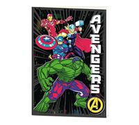 Marvel The Avengers A5 Exercise Notebook with Graph Squares Pages - Official Merchandise