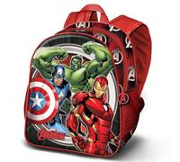 Marvel The Avengers Almighty-Basic Backpack, Red, 30 x 38 cm, Capacity 13 L