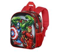 Marvel The Avengers Almighty-Elite 3D Backpack, Red, 25 x 30 cm, Capacity 7 L