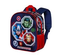 Marvel The Avengers Assemble-Elite 3D Backpack, Multicolour, 25 x 30 cm, Capacity 7 L