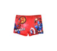 Marvel The Avengers Boys' Swim Shorts, Swimming Trunks, Sizes 4 to 10 Years, red, 10 Years