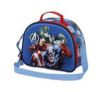 Marvel The Avengers Energy-3D Lunch Bag, Blue, 25.5 x 20 cm