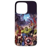 Marvel The Avengers Infinity Saga Comic Cover Case for iPhone 15 Pro Max