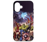 Marvel The Avengers Infinity Saga Comic Cover Case for iPhone 16