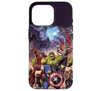 Marvel The Avengers Infinity Saga Comic Cover Case for iPhone 16 Pro