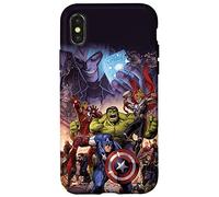 Marvel The Avengers Infinity Saga Comic Cover Case for iPhone X/XS