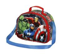 Marvel The Avengers Invencible-3D Lunch Bag, Multicolour, 25.5 x 20 cm