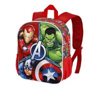 Marvel The Avengers Massive-Small 3D Backpack, Multicolour, 26 x 31 cm, Capacity 8.5 L