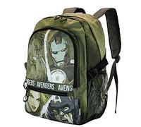 Marvel The Avengers Shout-FAN HS Fight Backpack, Military Green, 18 x 31 x 44 cm, Capacity 24 L