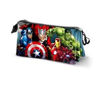 Marvel The Avengers Unit-Triple Pencil Case, Multicolour 23 x 11 cm
