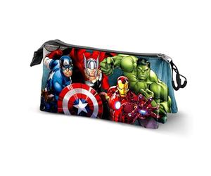 Marvel The Avengers Unit-Triple Pencil Case, Multicolour 23 x 11 cm
