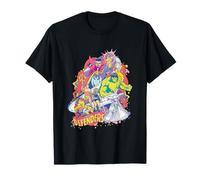 Marvel The Defenders Dr Strange Hulk Namor Retro Distressed T-Shirt