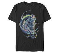 Marvel The Eternals-KRO Colors Organic Short Sleeve T-Shirt, Black, M