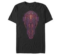 Marvel The Eternals-Stained Glass Organic Short Sleeve T-Shirt, Black, XXL
