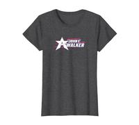 Marvel The Falcon and The Winter Soldier John F. Walker Logo T-Shirt, Women, Dark Heather Grey, Medium