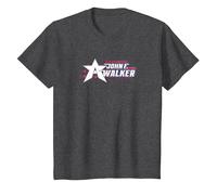 Marvel The Falcon and The Winter Soldier John F. Walker Logo T-Shirt, Youth, Dark Heather Grey, 4T